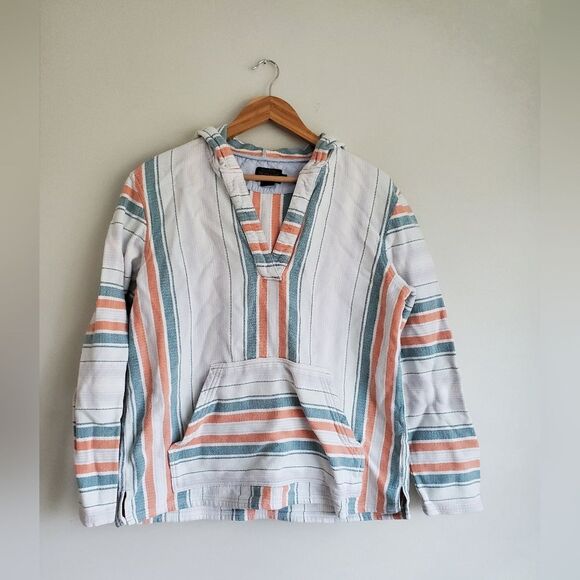 Pendleton Striped Multicolor Women's Soft Surf Hoodie Size Large - Picture 1 of 12